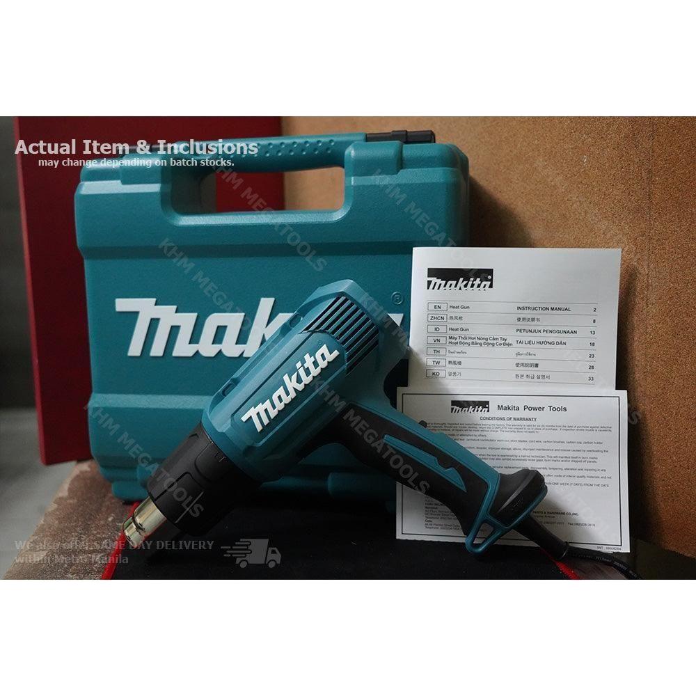 Makita HG5030K Heat Gun / Hot Air Gun with Case 1600W - KHM Megatools Corp. Makita HG5030K Heat Gun / Hot Air Gun with Case 1600W - KHM Megatools Corp.
